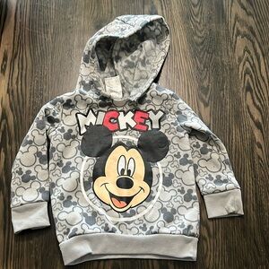 12 Month Mickey Gray Fleece Sweatshirt